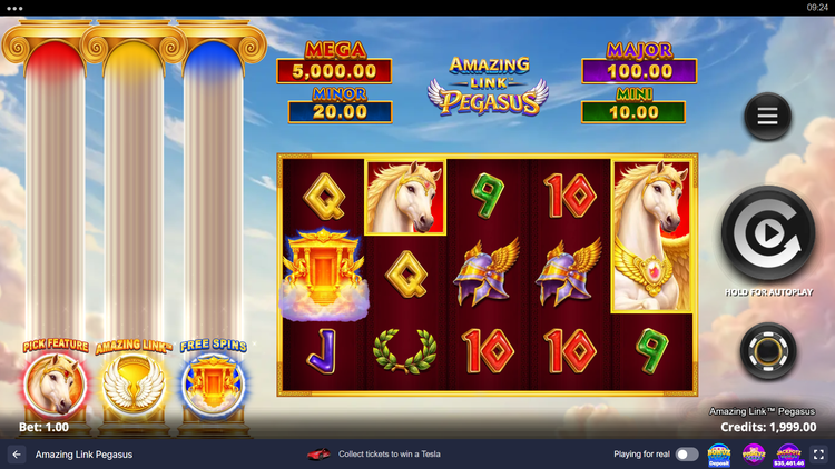 Amazing Link Pegasus Slot - 1 - BitStarz Casino