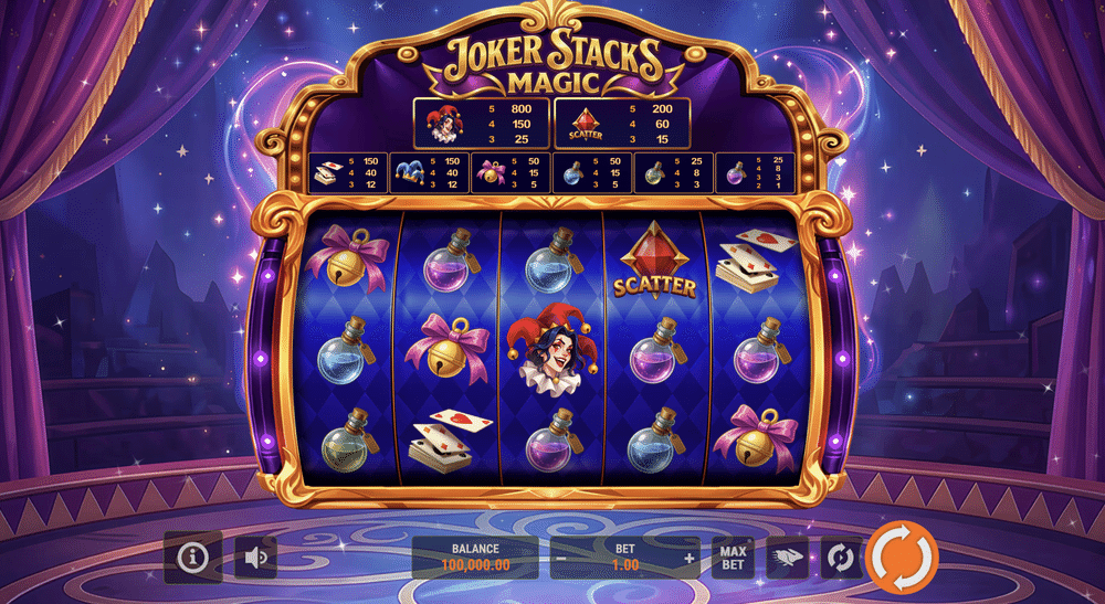 Joker Stacks Magic Slot - 1 - BitStarz Casino