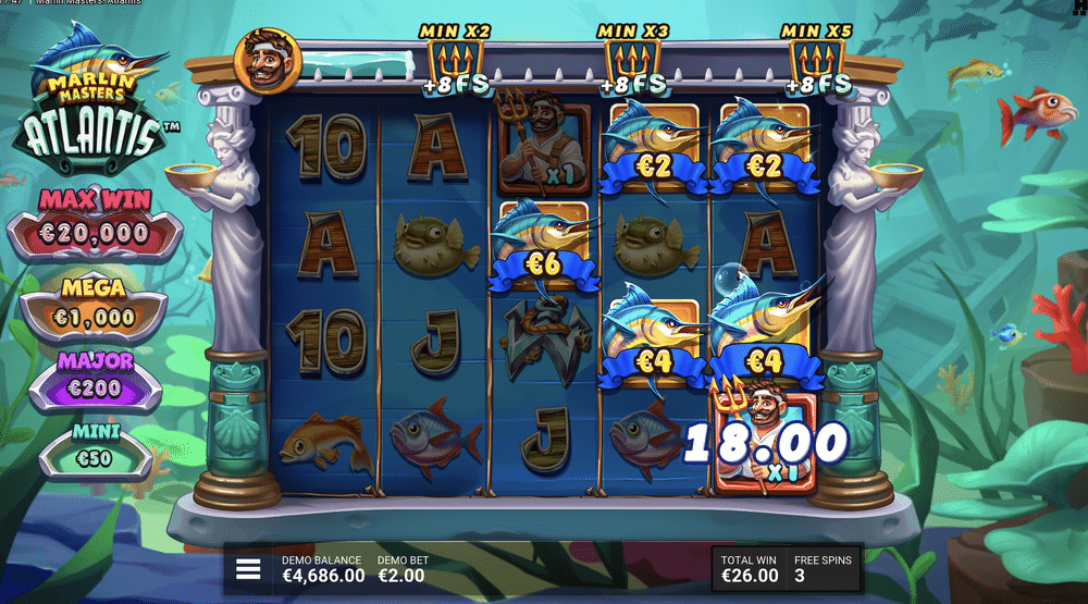Marlin Masters Atlantis Slot - 3 - BitStarz Casino