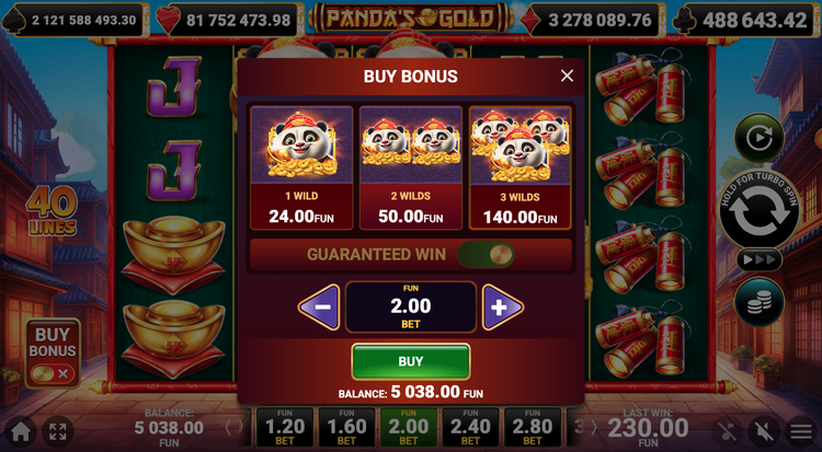 Panda's Gold Slot - 2 - BitStarz Casino