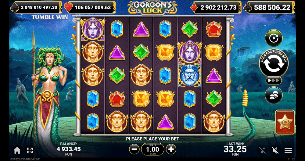 Gorgon's Luck Slot - 1 - BitStarz Casino