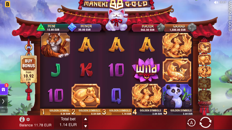Maneki 88 Gold Slot - 1 - BitStarz Casino