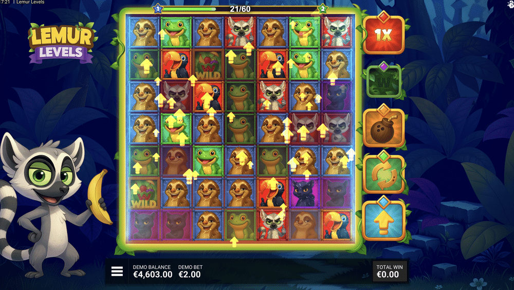 Lemur Levels Slot - 3 - BitStarz Casino
