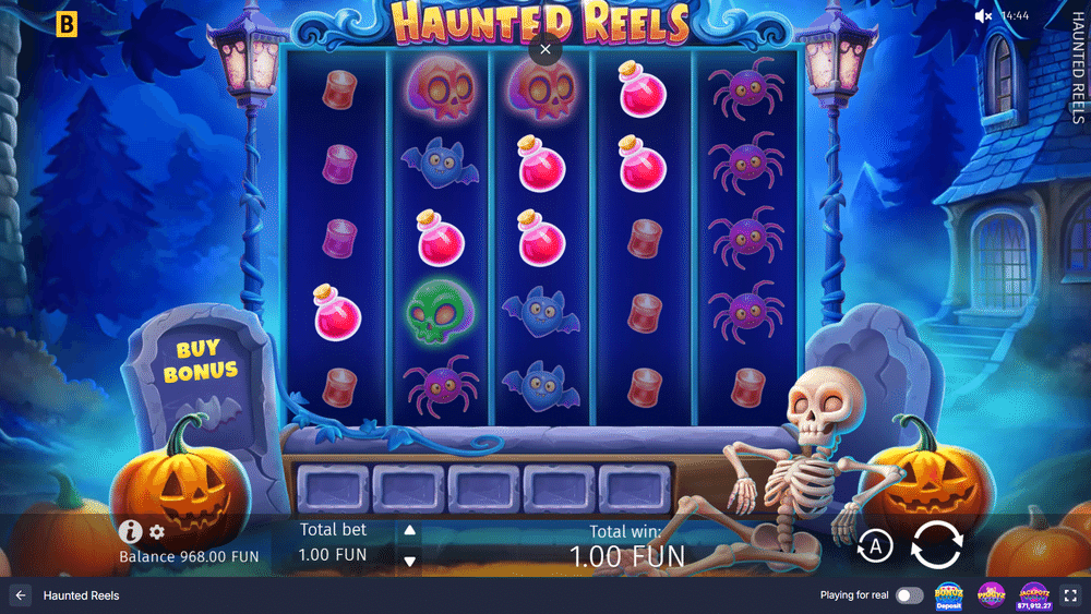 Haunted Reels Slot - 1 - BitStarz Casino