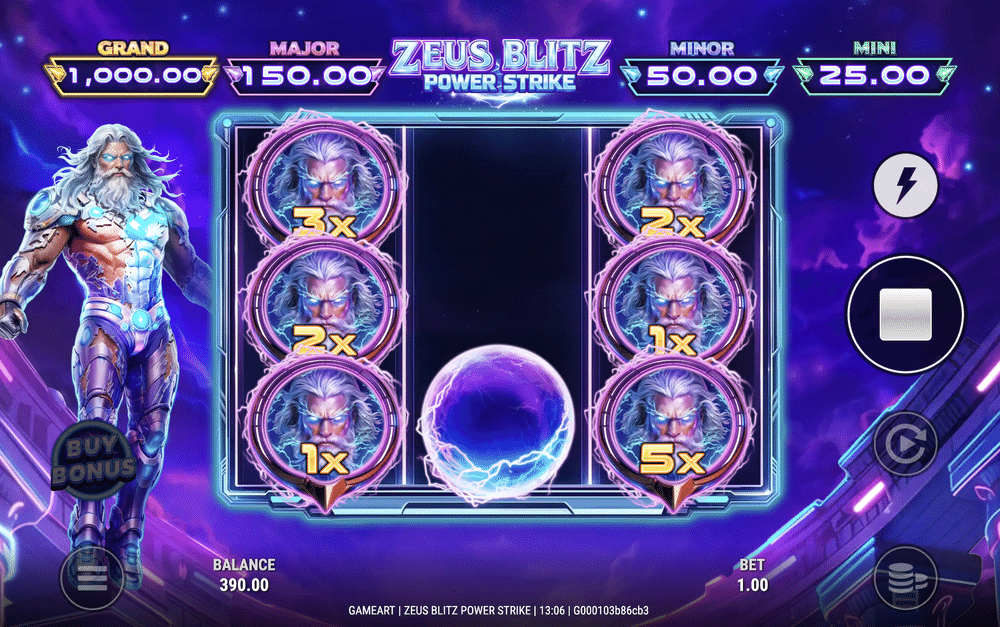 Zeus Blitz: Power Strike Slot - 2 - BitStarz Casino