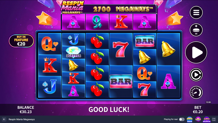 Respin Mania Megaways Slot - 1 - BitStarz Casino