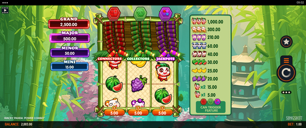 Wacky Panda Power Combo Slot - 1 - BitStarz Casino