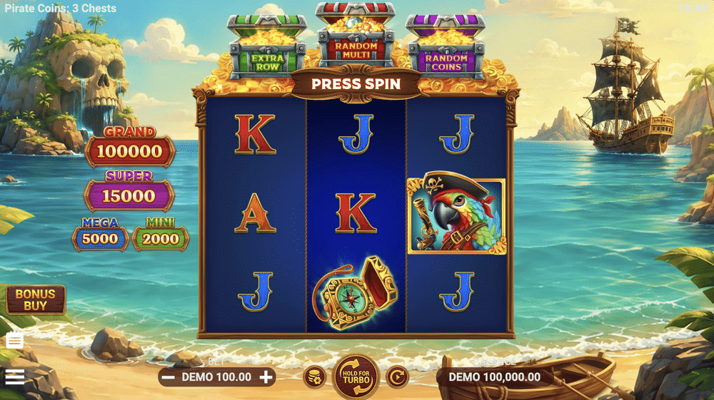 Pirate Coins: 3 Chests Slot - 1 - BitStarz Casino