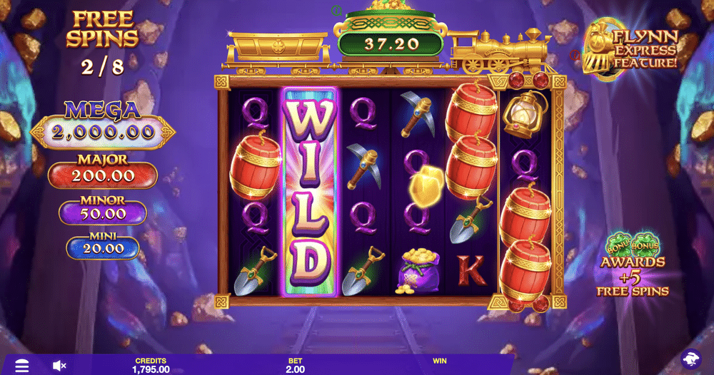 Mining Pots of Gold Express Gold Blitz Slot - 2 - BitStarz Casino