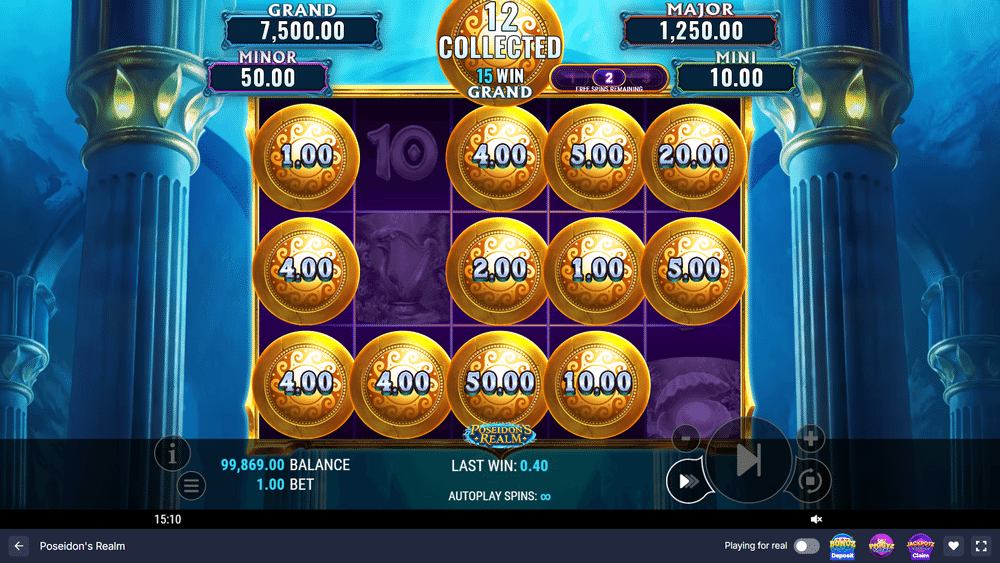 Poseidon's Realm Slot - 2 - BitStarz Casino