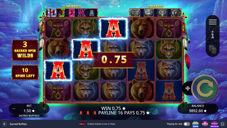 Sacred Buffalo Slot - 2 - BitStarz Casino
